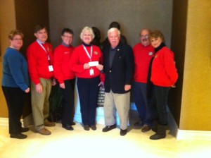 Having taken hundreds of WWII veterans to their Memorial in Washington, The Music City Honor Flights are being discontinued due to lack of applications and donations of funds. Pictured are TN Fisher House Board Members Felicia Hix, Keith Lawrence, Mary Lou French, John Furgess (TN Fisher House Board member and Music City Honor Flight Chairman), Phil Barnett and Anne Kyle.